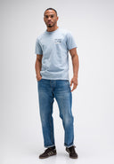 Army Brush Tee | Shark Blue
