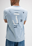 Army Brush Tee | Shark Blue