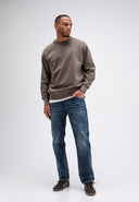 Army Sweat Crew | Chestnut Brown