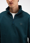 Army Sweat Half Zip | Dk. Spruce Green