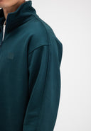 Army Sweat Half Zip | Dk. Spruce Green