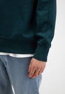 Army Sweat Half Zip | Dk. Spruce Green