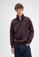 Army Sweat Half Zip | Pascha Purple