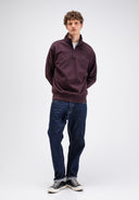 Army Sweat Half Zip | Pascha Purple