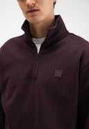 Army Sweat Half Zip | Pascha Purple