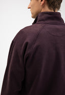 Army Sweat Half Zip | Pascha Purple