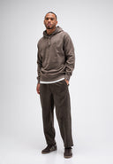 Army Sweat Hooded | Chestnut Brown