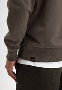 Army Sweat Hooded | Chestnut Brown