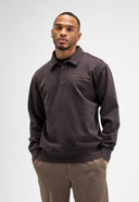 Curl Sweat Polo | Topaz Brown