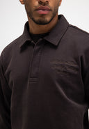 Curl Sweat Polo | Topaz Brown