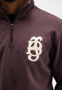 Logo Half Zip | Pascha Purple