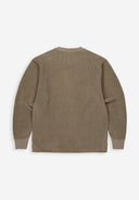 Flux Heavy Waffle Sweat | Birch Green