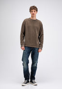 Flux Heavy Waffle Sweat | Birch Green