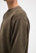 Flux Heavy Waffle Sweat | Birch Green