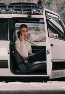 Flux Heavy Waffle Sweat | Beige Grey