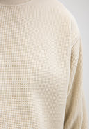 Flux Heavy Waffle Sweat | Beige Grey