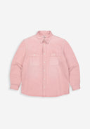 Blaine Garment Dye Overshirt | Flamingo Pink