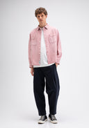 Blaine Garment Dye Overshirt | Flamingo Pink