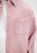 Blaine Garment Dye Overshirt | Flamingo Pink