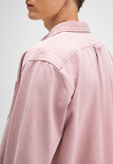 Blaine Garment Dye Overshirt | Flamingo Pink