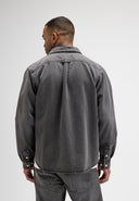 Blaine Garment Dye Overshirt | Agatha Grey