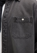 Blaine Garment Dye Overshirt | Agatha Grey