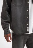 Blaine Garment Dye Overshirt | Agatha Grey