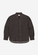 Judd Cord Small Check Shirt | Topaz Brown