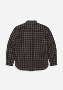 Judd Cord Small Check Shirt | Topaz Brown