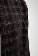 Judd Cord Small Check Shirt | Topaz Brown