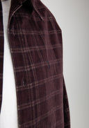 Judd Cord Small Check Shirt | Pascha Purple