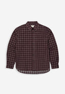 Judd Cord Small Check Shirt | Pascha Purple