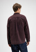 Judd Cord Small Check Shirt | Pascha Purple