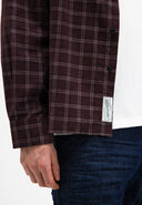 Judd Cord Small Check Shirt | Pascha Purple