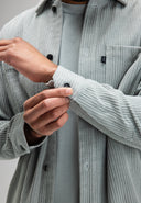 Colby Cord Overshirt | Celeste Green