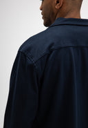 Phil Peached Jersey Overshirt | Alaska Blue