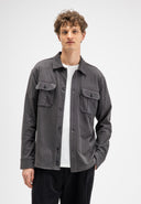 Phil Peached Jersey Overshirt | Agatha Grey