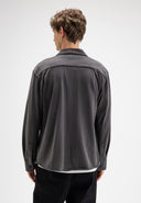 Phil Peached Jersey Overshirt | Agatha Grey