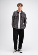 Phil Peached Jersey Overshirt | Agatha Grey