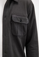 Phil Peached Jersey Overshirt | Agatha Grey
