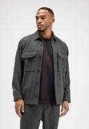 Dan Wool Overshirt | Fjord Green