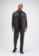 Dan Wool Overshirt | Fjord Green