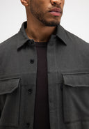 Dan Wool Overshirt | Fjord Green
