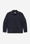 Dan Wool Overshirt | Alaska Blue