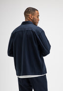 Dan Wool Overshirt | Alaska Blue