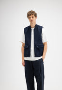Dash Wool Vest | Alaska Blue
