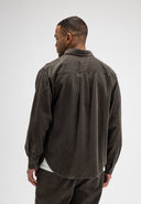 Griff Cord Overshirt | Birch Green
