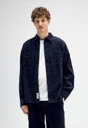 Griff Cord Overshirt | Alaska Blue