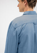Aidan Clean Lt. Denim Shirt | Shark Blue