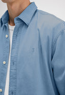 Aidan Clean Lt. Denim Shirt | Shark Blue